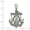 thumbnail image 3 of FB Jewels Sterling Silver Antiqued INRI Crucifix Pendant, 3 of 4