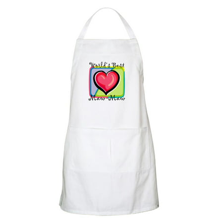 CafePress - World's Best Maw Maw BBQ Apron - Kitchen Apron with Pockets, Grilling Apron, Baking (Best Korean Bbq Dishes)