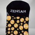 thumbnail image 2 of Zensah Bitcoin Socks (Mini-Crew) L / Black, 2 of 3