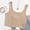 Beige, variant on MRULIC tank tops women Women Tops Solid Sleeveless Pullover Vest Tank Crop Shirts Womens tank tops Brown + US:8-10