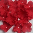 thumbnail image 4 of Pétalos de rosa, flores esparcidas, hojas decorativas, manualidades y artículos para el hogar. rojo, 4 of 7