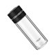 thumbnail image 2 of Yuarrent Botella de agua de vidrio, portátil, de Color sólido, transparente, a prueba de fugas, termoaislante, taza para beber, regalo con infusor de Teteras Negro Yuarrent HA080623-01, 2 of 6
