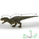 thumbnail image 2 of Figura de Dinosaurio Didacti Juegos Tiranosauro Rex Gris 40 cm DJ-1370, 2 of 7