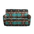 thumbnail image 4 of Jiueut Aztec Tribal Geometric Print Recliner Loveseat Slipcover, Washable Furniture Protector Stretch Reclining Chair Covers Washable Loveseat Reclining Couch Slipcover for Living Room Office Club, 4 of 7
