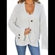 thumbnail image 3 of Suéter de Punto Grueso para Mujer, Cárdigan de Larga con Cuello en V, Botones y Bolsillo para Otoño e Invierno. S, 3 of 10