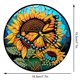 thumbnail image 2 of Colgante de diamante acrílico arte Wdftyju mariposa girasol, 2 of 9