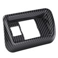 thumbnail image 5 of Car Interior Headlight Switch Trim Carbon Fiber Style Back Adhesive Replacement for Highlander 2022+ LHD, 5 of 5