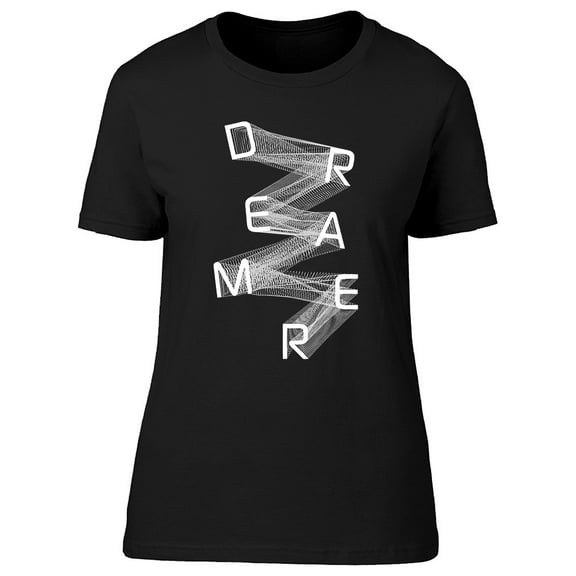 Dreamer Slogan Graphic Tee Women's -Image by Shutterstock