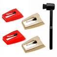 thumbnail image 2 of Record Player Needle Kit, 4Pcs Turntable Needles with 1Pcs Stylus Cleaning Brush, Replacement for LP Vinyl Phonograph, 2 of 7