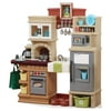 Step2 Heart of the Home Brown Toddler Play Kitchen Set