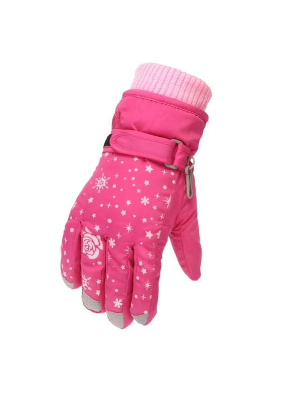 Boys' Waterproof Winter Gloves