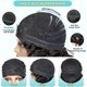thumbnail image 4 of Yanonmyfd Half Wigs Human Hair 20 Inch Burmese Curly Wigs for Women 200% Density 3 In 1 Seamless Flip Over Half Wigs Beginner Friendly Glueless Wigs Human Hair with Spiral End Natural Color, 4 of 11