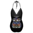 thumbnail image 6 of Tool Band Undertow Music Women's Swimwear Strap One Piece Backless Tummy Control V Neck Swimsuit Summer Beach Vacation Bathing Suit, 6 of 7