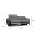 thumbnail image 3 of Uptown Modern Lennox sofa and love living room set, Dark Grey, 3 of 4