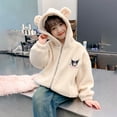 thumbnail image 6 of Thickened Lambhair Anime Sanrioed Kuromi Y2K Girl Cartoon Hooded Jacket Top for Kawaii Kids - Cozy Autumn Winter Outwear Clothing, 6 of 6