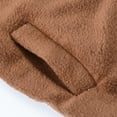 thumbnail image 4 of Vedolay Baby Boys Coat Children Plush Outerwear Baby Warm Clothes Brown,130, 4 of 4