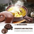 thumbnail image 2 of 1 Set of Ceramic Cooking Pot Soup Cooking Pot Restaurant Cooking Pot Home Ceramic Casserole, 2 of 8