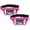 2 Pack Hot Pink, variant on Running Waist Pack Phone Holder Slim Workout Fanny Pack With Touchscreen Case Pocket