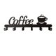 thumbnail image 1 of Gancho de almacenamiento Eccomum Soporte de metal para tazas de Café 6 ganchos color Negro, 1 of 7