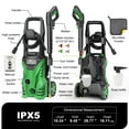 thumbnail image 4 of Firstness Electric Pressure Washer, Power Washer w/ 26 ft Hose, 4 Quick Connect Nozzles, High Pressure Cleaning Machine with Foam Cannon, Portable to Clean Patios, Cars, Fences, Driveways, 4 of 11