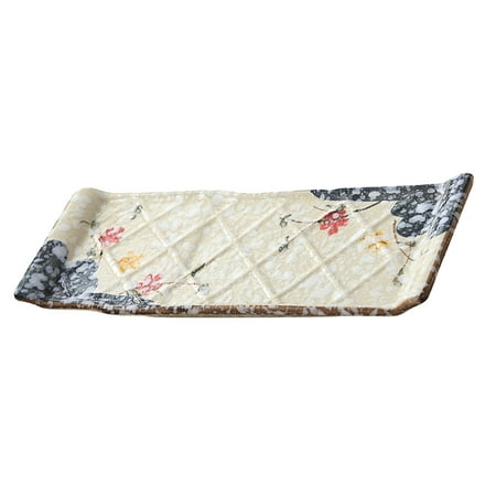 

NUOLUX 1pc Delicate Sushi Dish Japanese Style Food Dish Japanese Style Food Dish