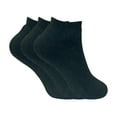 thumbnail image 1 of Sock Snob - 3 Pairs Ladies Cushioned Coloured Low Cut Ankle Thermal Trainer Socks, 1 of 2