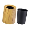 thumbnail image 4 of Cubo de basura redondo, contenedor de residuos, cubo de basura doméstico, para dormitorio, sala de estar. Color de la madera, 4 of 9
