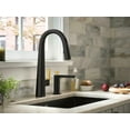thumbnail image 2 of Moen S75005ev2 Nio 1.5 GPM Single Hole Pull Down Smart Kitchen Faucet - Black, 2 of 12