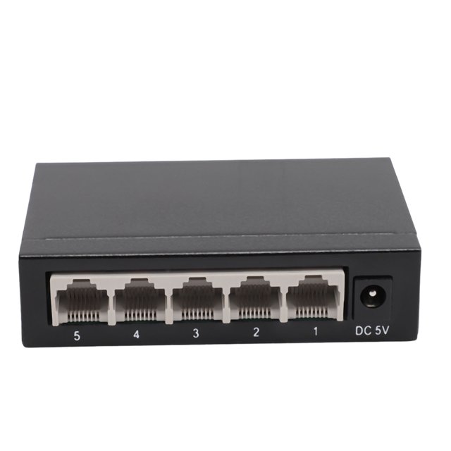 Conmutador Gigabit Ethernet de 5 Puertos ANGGREK Con Reconocimiento de Puerto inteligente