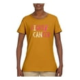 thumbnail image 2 of Fight Cancer Ribbon Womens Graphic T-Shirt, Gold, 3XL, 2 of 3