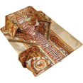 thumbnail image 3 of Men Sports Shirt PAZO by DE-NIKO Long Sleeves Medallion Print Soft DNK6903 Gold, 3 of 8