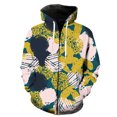 thumbnail image 1 of Sudadera con capucha y cremallera para hombre, diseño de grafiti abstracto, con estampado 3D, divertida y moderna, para primavera, 2024., 1 of 6