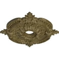thumbnail image 3 of Ekena Millwork 28 3/8"OD x 3 3/4"ID x 1 5/8"P Benson Classic Ceiling Medallion (Fits Canopies up to 6 1/2"), Hand-Painted Mississippi Mud Crackle, 3 of 6