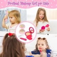 thumbnail image 5 of Kids Pretend Play Purse Toy Set, Girls Fashion Dress Up Accessories Kit with Handbag, Fake Makeup, Phone, Watch, Sunglasses, Wallet - Role Play Toys for Toddlers Age 3+, 5 of 7