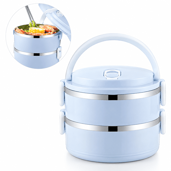 RAIRSKY Stainless Steel Vacuum Insulated Thermos Food Jar | Thermos for Hot Food and Cold Food,Wide Mouth Leak-Proof Soup Thermos for Adults