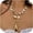 B5, variant on Starfish Necklace for Women Ocean Charm Necklace Adjustable Chain Beach Surfer Jewelry Summer Jewelry for Women 2025