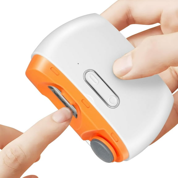 Electric Automatic Nail Clipper,Electric Automatic Nail Cutter,2 Speed Modes,360° Rotation,with Nail Scraps Storage,USB Rechargeable,Electric Nail Clippers for Adults,Kids,Seniors,Baby