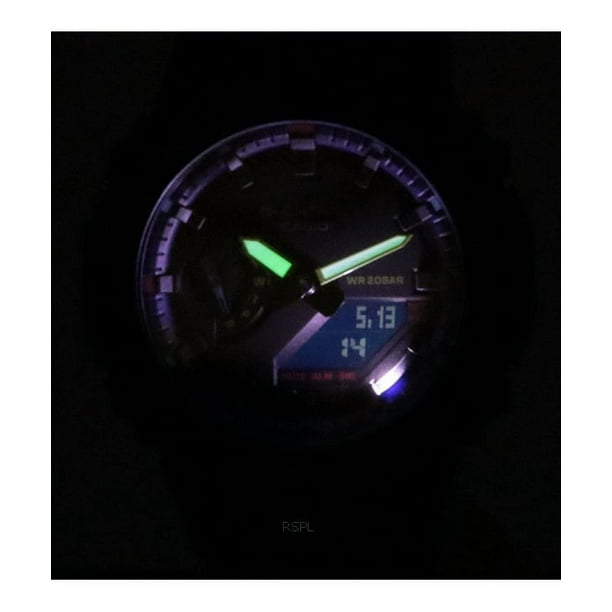 Casio G Shock Virtual Rainbow Analog Digital Quartz GA 2100RGB 1A GA2100RGB 1 200M Men s Watch Walmart
