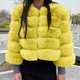thumbnail image 5 of Chaquetas y abrigos casuales de manga larga sin capucha para mujer, de talla grande, de invierno, cálidos, holgados, con cuello alto, de felpa y pelo, de poliéster., 5 of 5