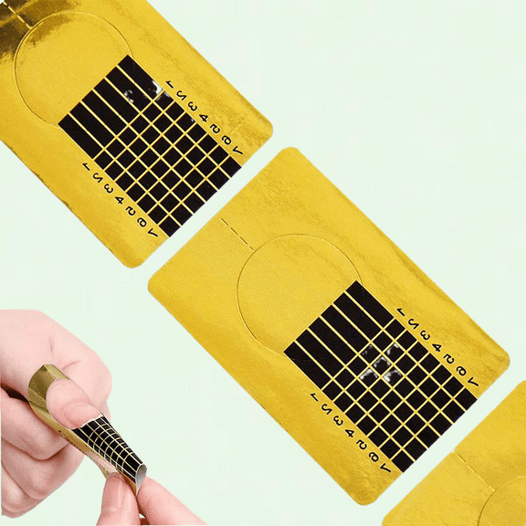 200PCS Nail Forms for Polygel Nail Tips Guide