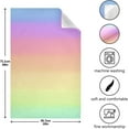 thumbnail image 3 of SKYSONIC Kitchen Dish & Tea Towel Rainbow Reusable Cloths for Cooking and Drying Dishes for Home Kitchen Cleaning, 28x18in-1PC, 3 of 7