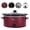Red, variant on Homecookin 7qt Manual Slow Cooker with Detachable Ceramic Inner for Family Diet-Black