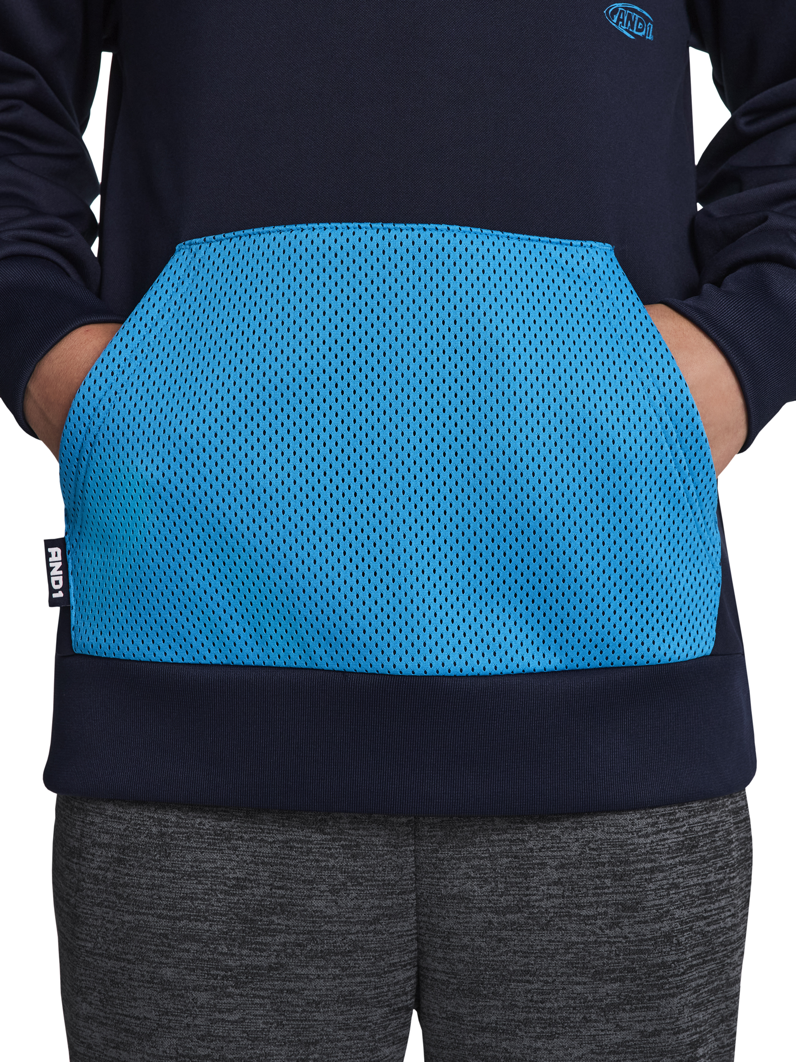 AND1 Boy's Athletic Buzzer Beater Pullover Hoodie, Sizes 4-18