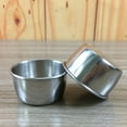 thumbnail image 3 of 12Pcs Stainless Steel Condiment Saucer Dipping Cups Chilli Ketchup Container, 3 of 9