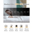 thumbnail image 4 of Summer Coastal Black Out Curtains 54 Inch Long, Short Curtains for Small Window, Ocean Beach Starfish Wave Brown Green Room Darkening Farmhouse Window Curtains for Kitchen Bedroom 42"x54" 2 Panels, 4 of 8