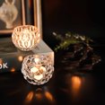 thumbnail image 5 of YOHAVEN Pumpkin Glass Candle Holder,Mini Glass Candlestick for Table Centerpieces Holiday Party Decor,Clear Pumpkin Candle Lamp for Bar Candlelight Dinner Wedding Home, 5 of 7