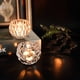 thumbnail image 5 of Lámpara de calabaza europea pequeña fresca, candelabro de vidrio grueso, portavelas de vidrio B, 5 of 7