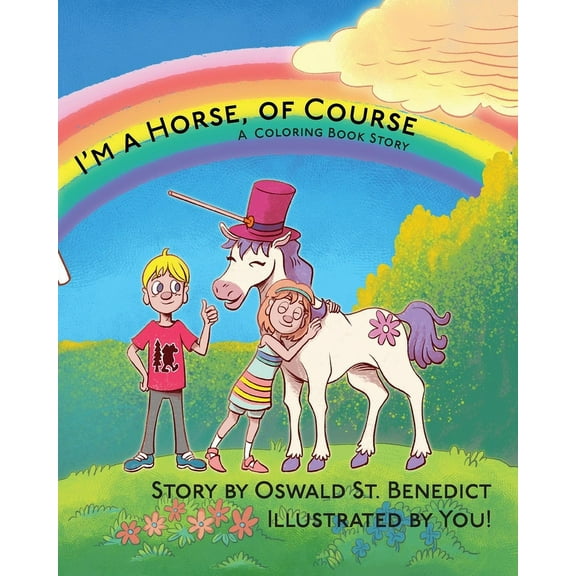 I'm a Horse, of Course: A Coloring Book Story, (Paperback)