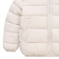 thumbnail image 4 of LIaqionyy Kids Winter Down Coats Boys Girls Lightweight Puffer Padded Jacket Hooded Outerwear Zipper up Down Coat, 4 of 5
