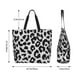 thumbnail image 5 of Fotbe Similar To Leopard Print Bolsa Tote Estética de Lona con Estampado para Mujer - Bolsa Reutilizable de Hombro Casual para Vacaciones, Compras, Trabajo y Gimnasio, 5 of 8